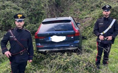 San Vincenzo, ritrovata una delle auto usate dalla banda per l’assalto al portavalori