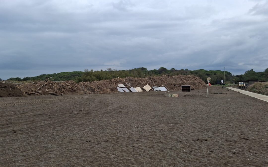 Marina di Castagneto, rimosse 850 tonnellate di rifiuti dopo l’alluvione